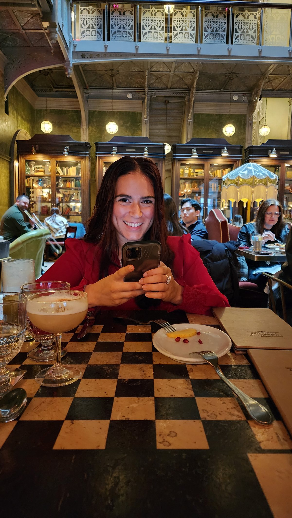 Nicole at brunch the morning after their first date